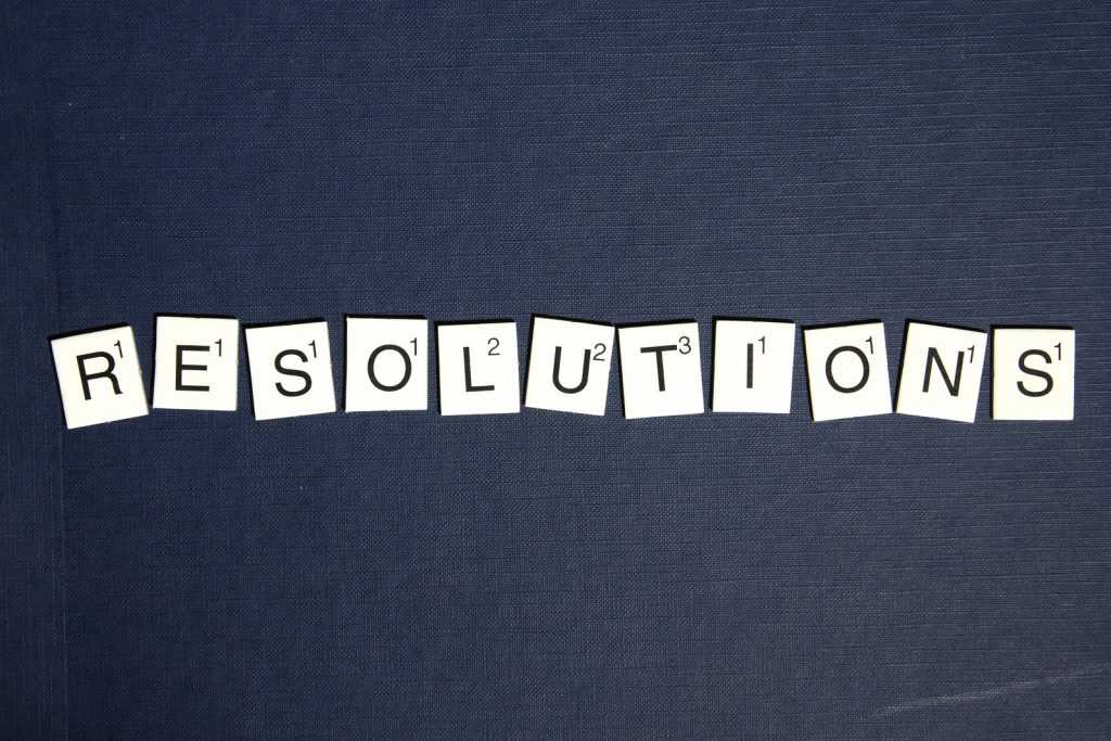 new year resolution spelling